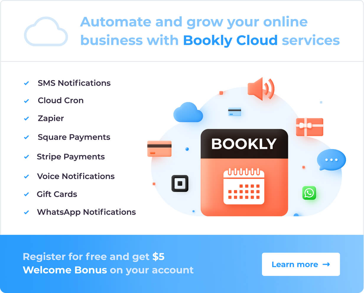 Bookly PRO – Appointment Booking and Scheduling Software System - 1